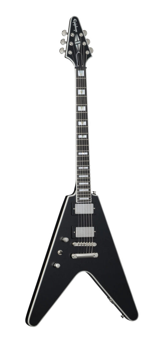 Epiphone EIFVYAJBBNLH Flying V Prophecy Left Handed Electric Guitar (Aged Jet Black Metallic)