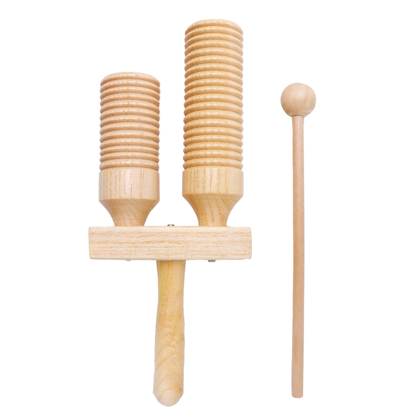 Granite Percussion GP-AGOGO1 Mini Wooden Agogo - 6.5"