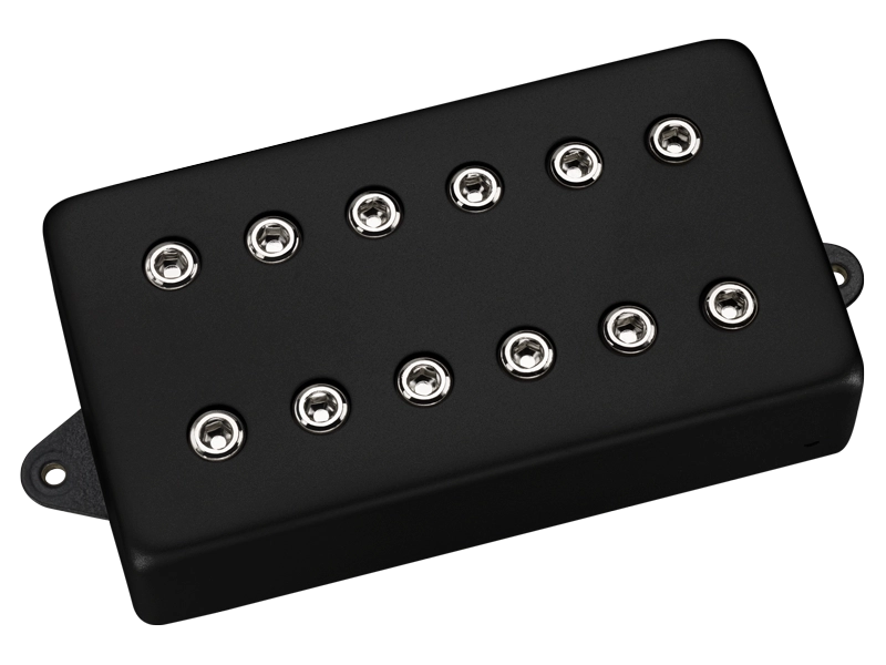 DiMarzio DP216 Mo' Joe Humbucker Bridge Pickup (Black Metal Cover With Nickel Poles)