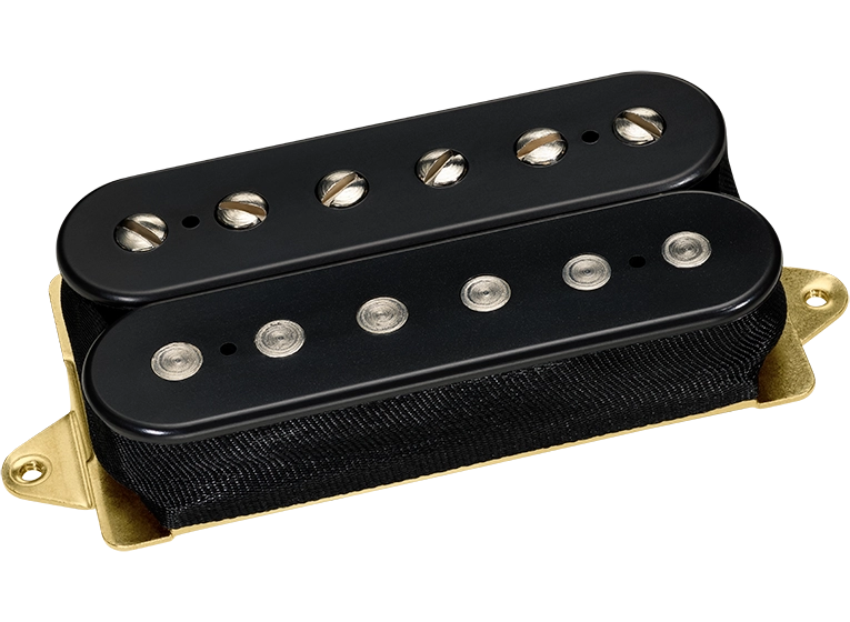 DiMarzio DP190F Air Classic F-Spaced Neck Humbucker Pickup (Black with Nickel Poles)