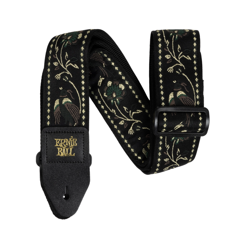 Ernie Ball 5372EB Jacquard Guitar Strap (Black Pleasant Pheasant)