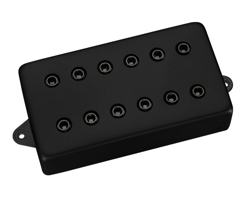 DiMarzio DP244 Dominion Humbucker Neck Pickup (Black Metal Cover With Black Poles)