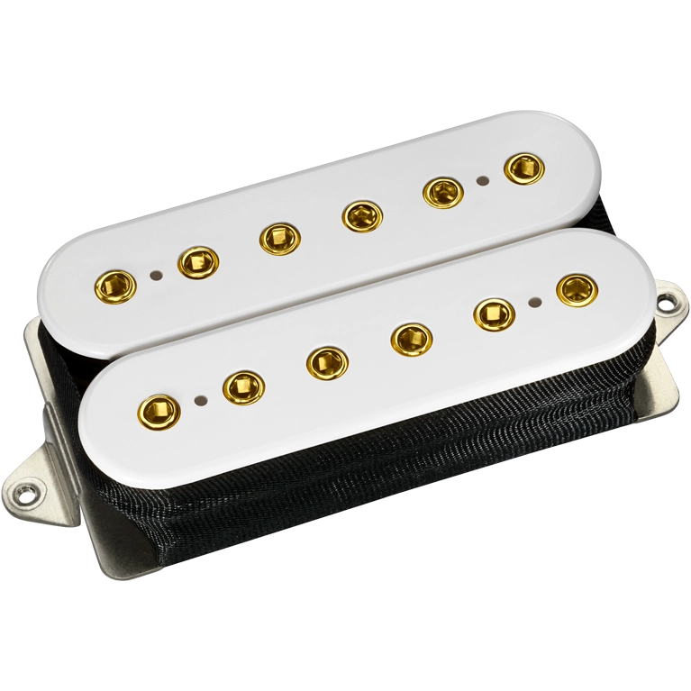 DiMarzio DP285F IGNO Bridge Humbucker F Spaced (White With Gold Poles)