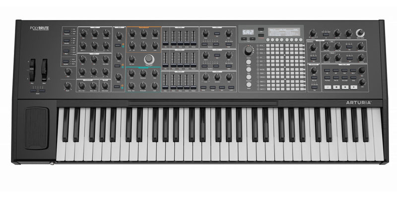 Arturia Polybrutenoir Ltd Synthétiseur analogique polyphonique (noir) 6-voix (noir)