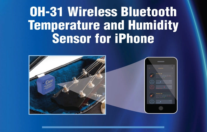 Oasis OH-31 Tracker de température et d'humidité sans fil Bluetooth pour iPhone
