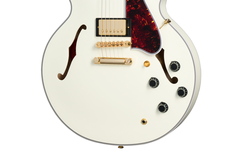 Epiphone EC35559CWVGH 1959 ES-355 Guitare électrique semi-creux (White classique)