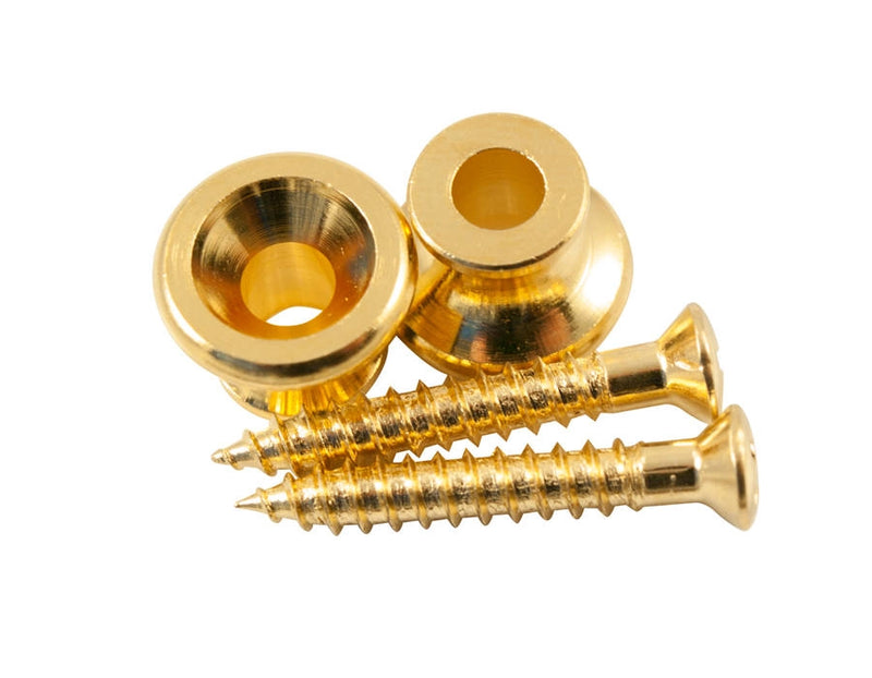 Kluson KGSBG Replacement Gibson Strap Buttons (Gold) - Set Of 2