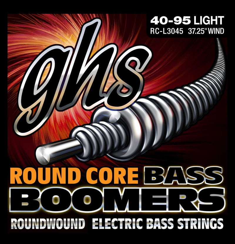 Ghs RC-L3045 Round Core Electric Bass Boomers String Set 40-95