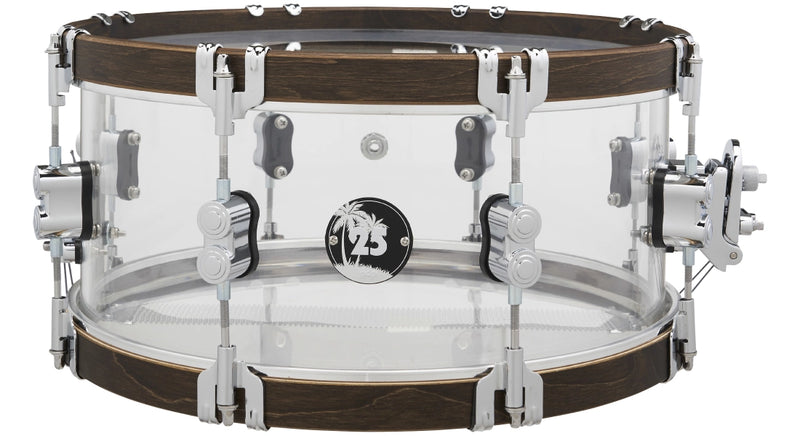 PDP - Pacific Drums & Perc 25th ANNIVERSARY Snare Drum - 6.5"x14" (Clear Acrylic)