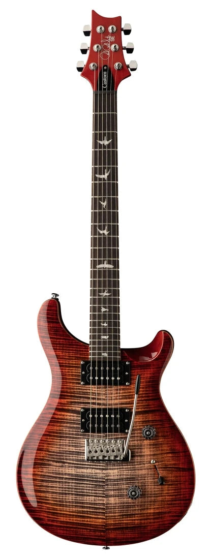 PRS SE CUSTOM 24 Electric Guitar (Charcoal Cherry Burst)