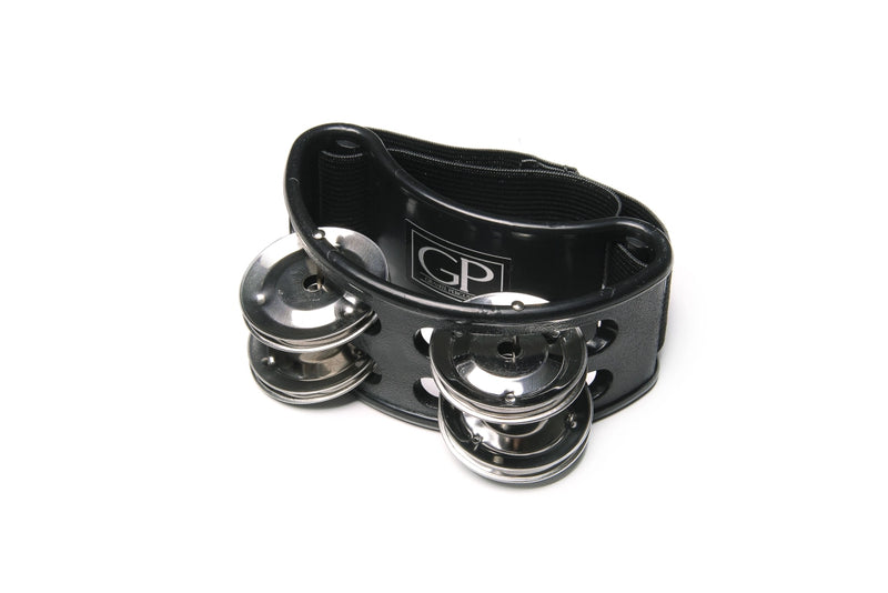 Granite Percussion GP-FTBK Foot Tambourine (Black)