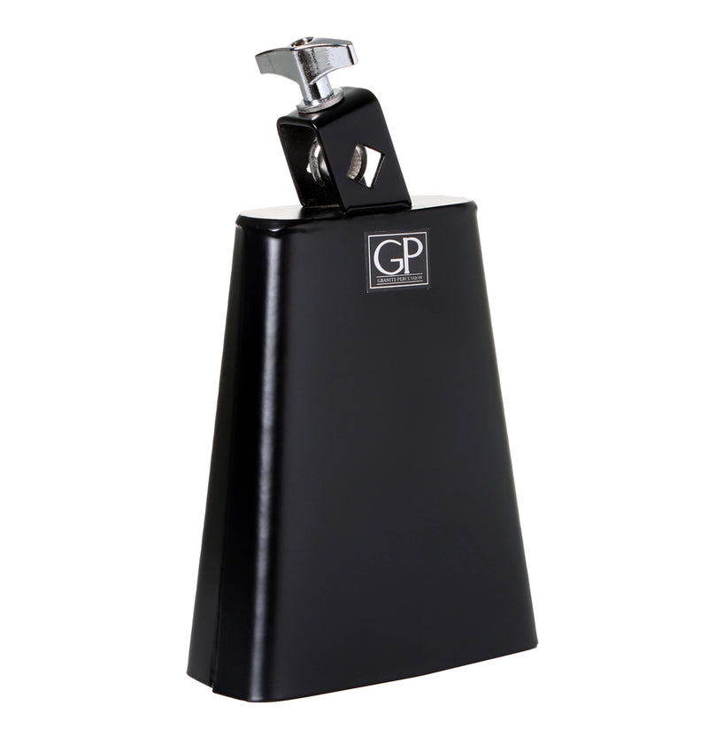 Granite Percussion GP-COWBELL7 Cloche en métal – 17,8 cm (Noir)