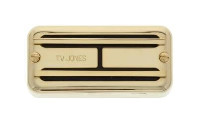 TV Jones SUPER'TRON Support universel pour micro manche avec système de clip (Or)