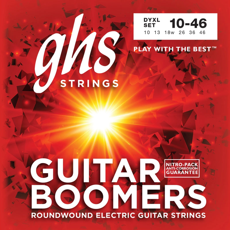 Ghs DYXL Boomers 10-46 Extra Light Electric Guitar Strings