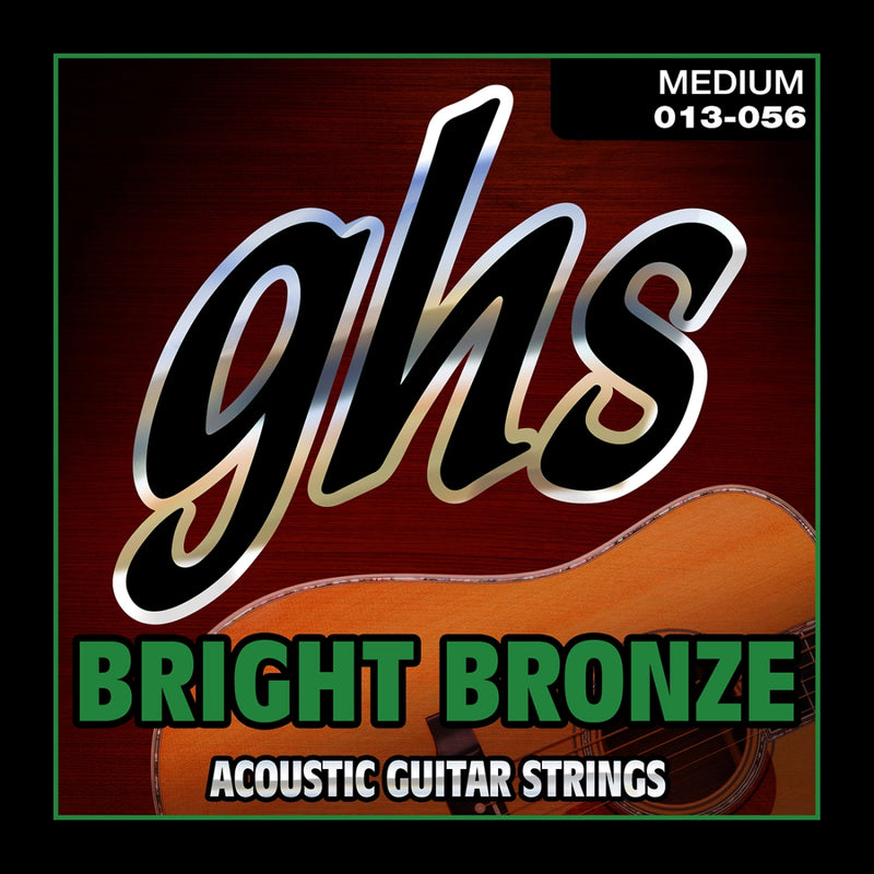 Ghs BB40M Bright Bronze Acoustic Guitar Strings - Medium