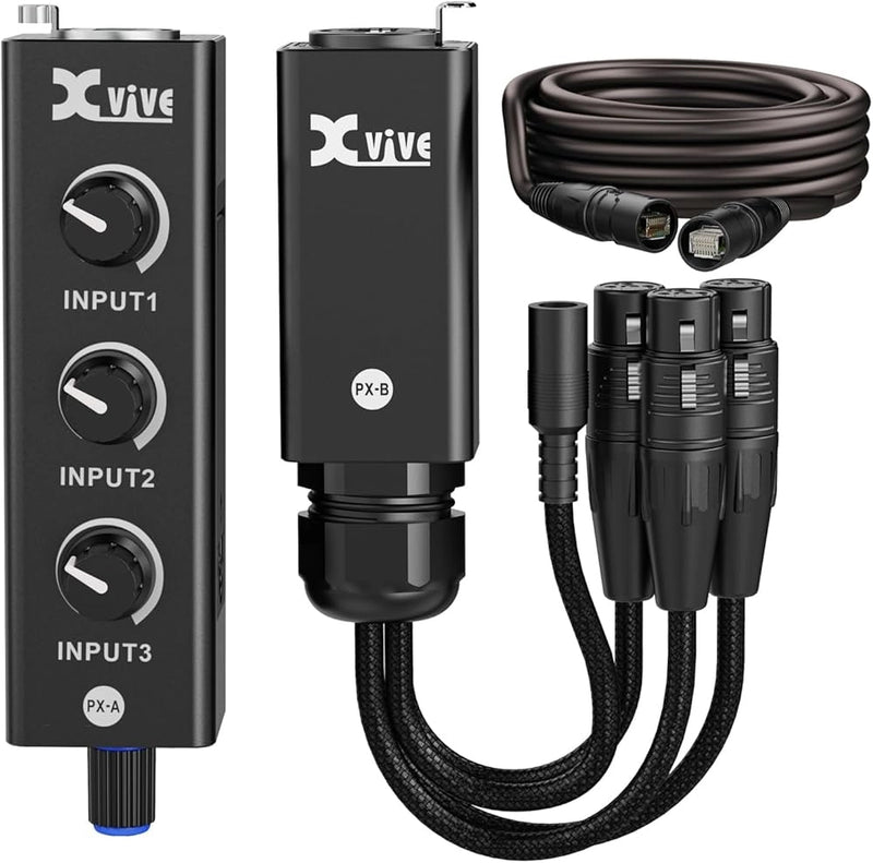 Xvive PX Portable 3 Channel Personal Mix Set