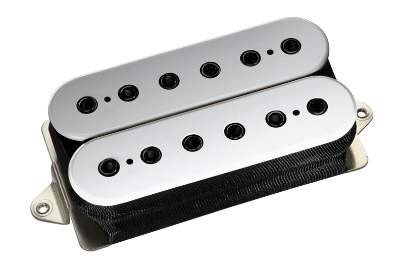 DiMarzio DP245F Dominion F-Spaced Humbucker Bridge Pickup (Chrome Tops With Black Poles)