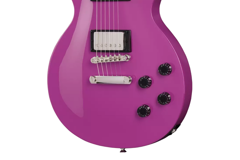 Epiphone E1LPOMPNH Les Paul Tribute E1 Electric Guitar (Majestic Purple)