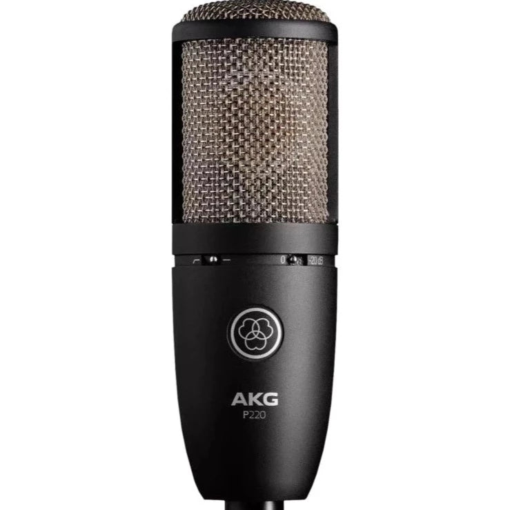AKG P220 Microphone du condenseur à grand diaphragme (noir)