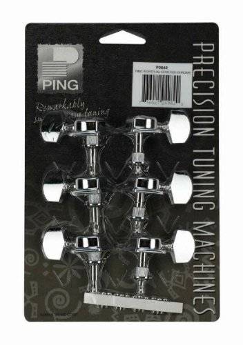 Ping P2642 Individual 3+3 Covered Tuning Machine Heads (Chrome)