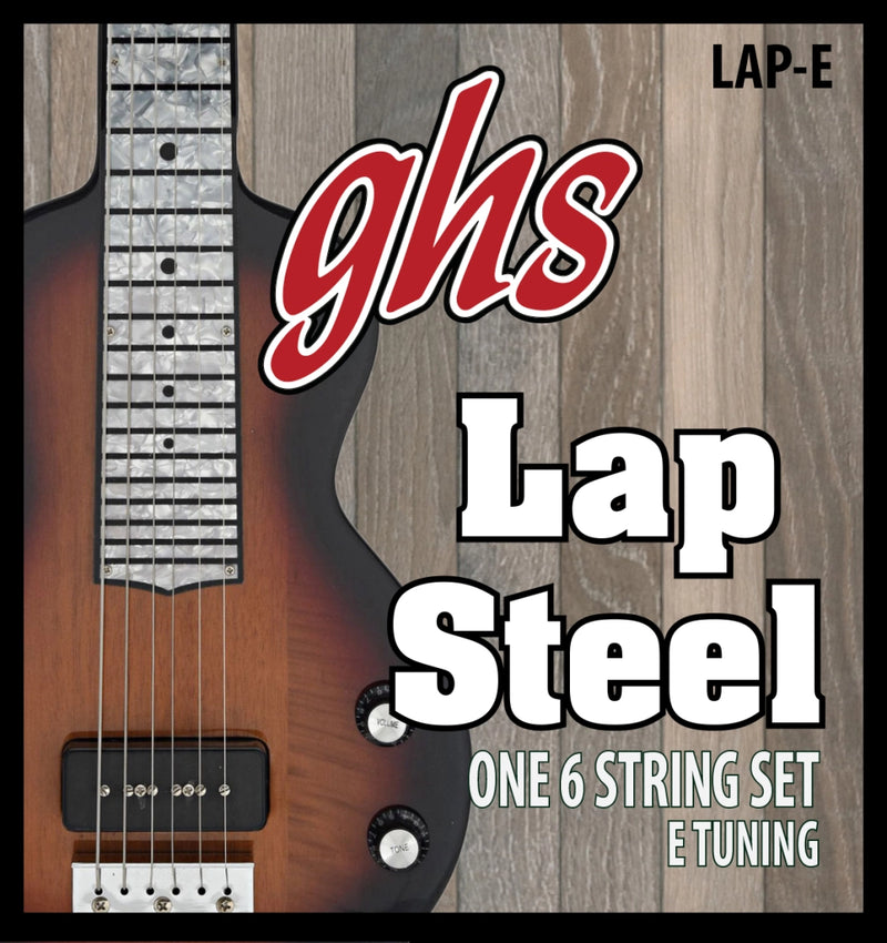 Ghs LAP-E Electric Hawaiian Lap Steel Guitar Strings - E-Tuning