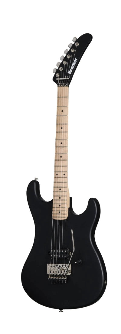 Kramer K84AIBSCF The 84 Electric Guitar with Gigbag (Intruder Black Satin)