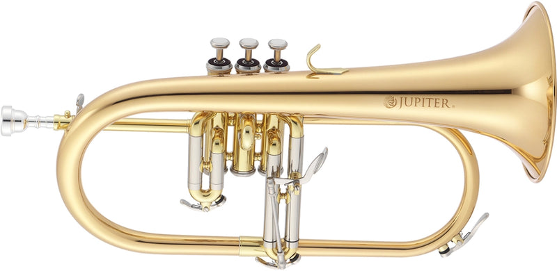 Jupiter JFH1100RQ Performance Series Flugelhorn with Rose Brass Bell - Key Of Bb