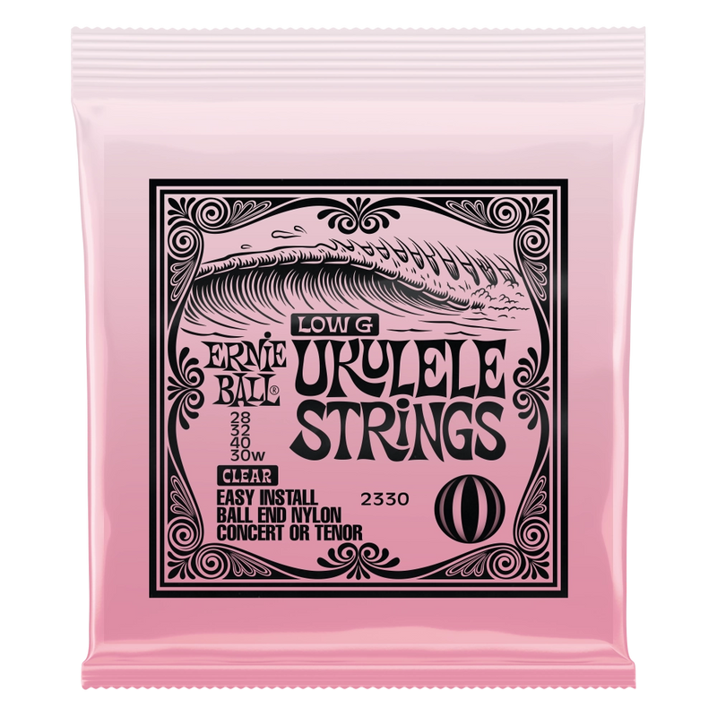 Ernie Ball 2330EB Concert / Tenor Ukulele Strings (Clear)