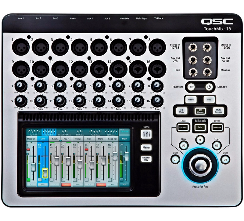 Table de mixage numérique compacte QSC Touchmix-16