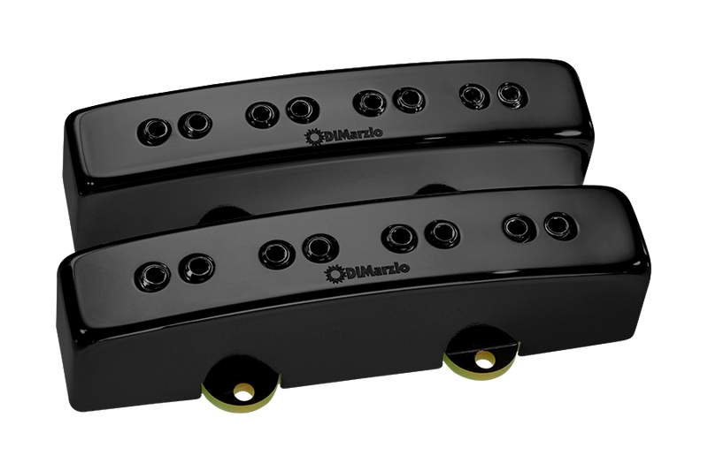 DiMarzio DP302 Relentless J Bass Pickup Set (Gloss Black Metal)