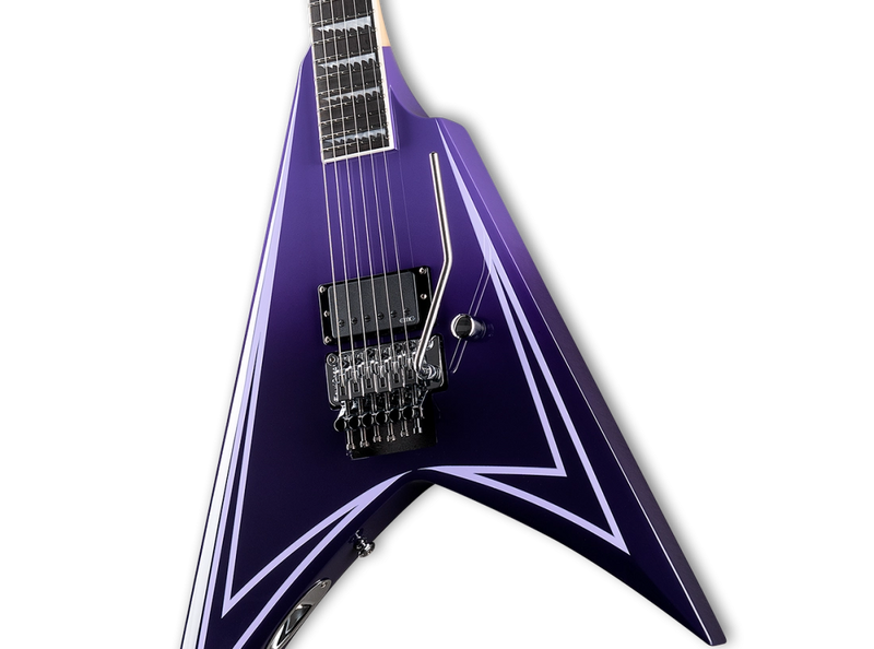 Guitare électrique ESP EALEXISAWTOOTH (finition violet fondu)