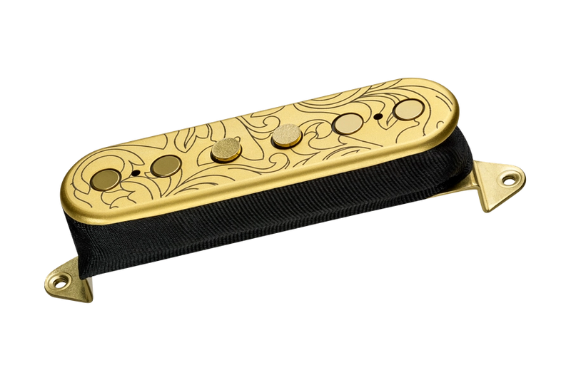 DiMarzio DP288F Steve Vai Signature UtoPIA F-Spaced Middle Pickup (Satin Gold)