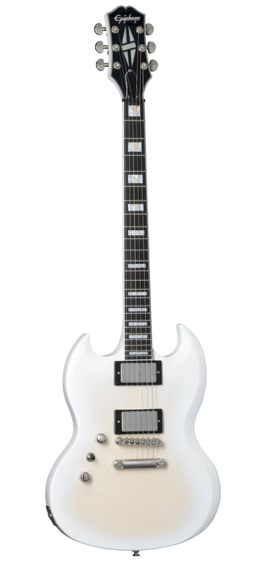 Epiphone EISGYAWTBNLH SG Prophecy Left Handed Electric Guitar (Aged White Tiger Burst)