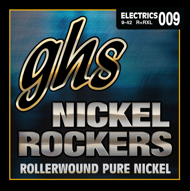 Ghs R+RXL Nickel Rockers Rollerwound Electric Guitar Strings - Extra Light