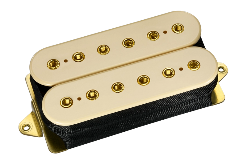 DiMarzio DP220F D Activator F-Spaced Bridge Pickup (Cream With Gold Poles)