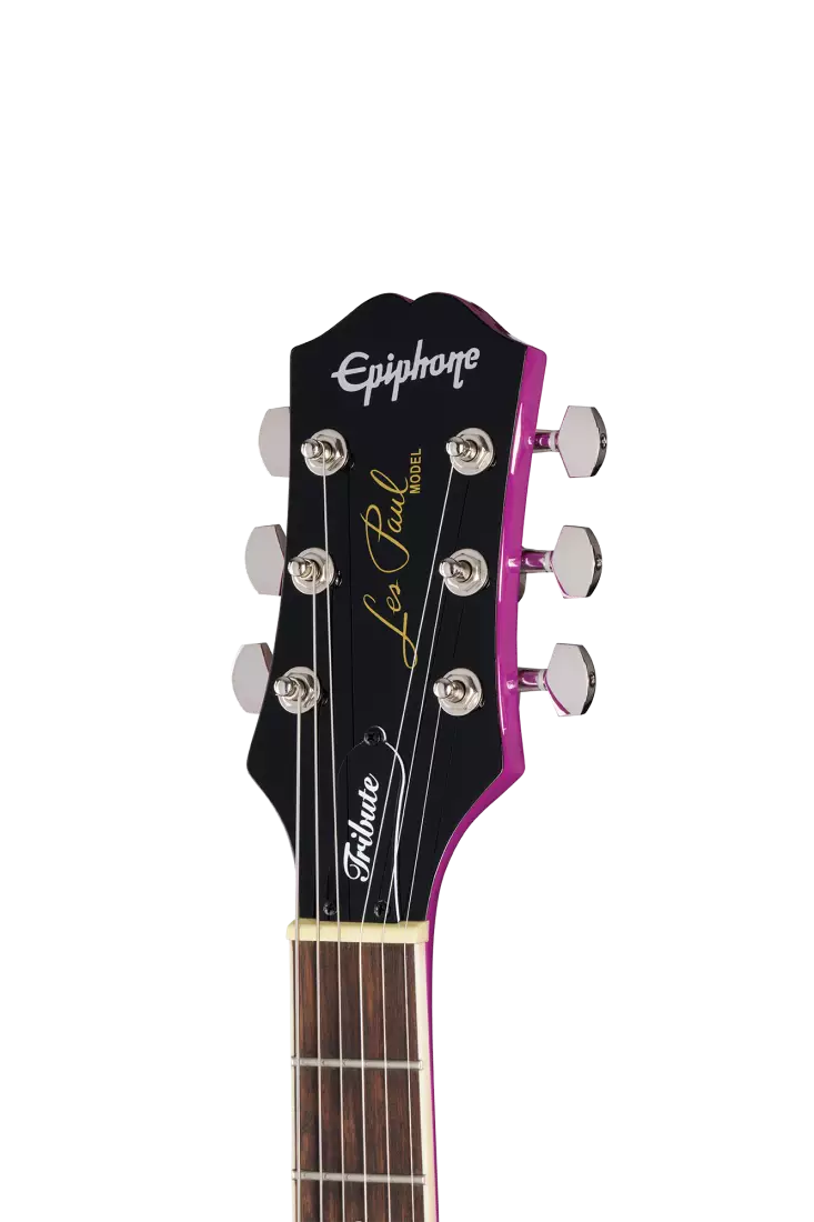 Epiphone E1LPOMPNH Les Paul Tribute E1 Electric Guitar (Majestic Purple)