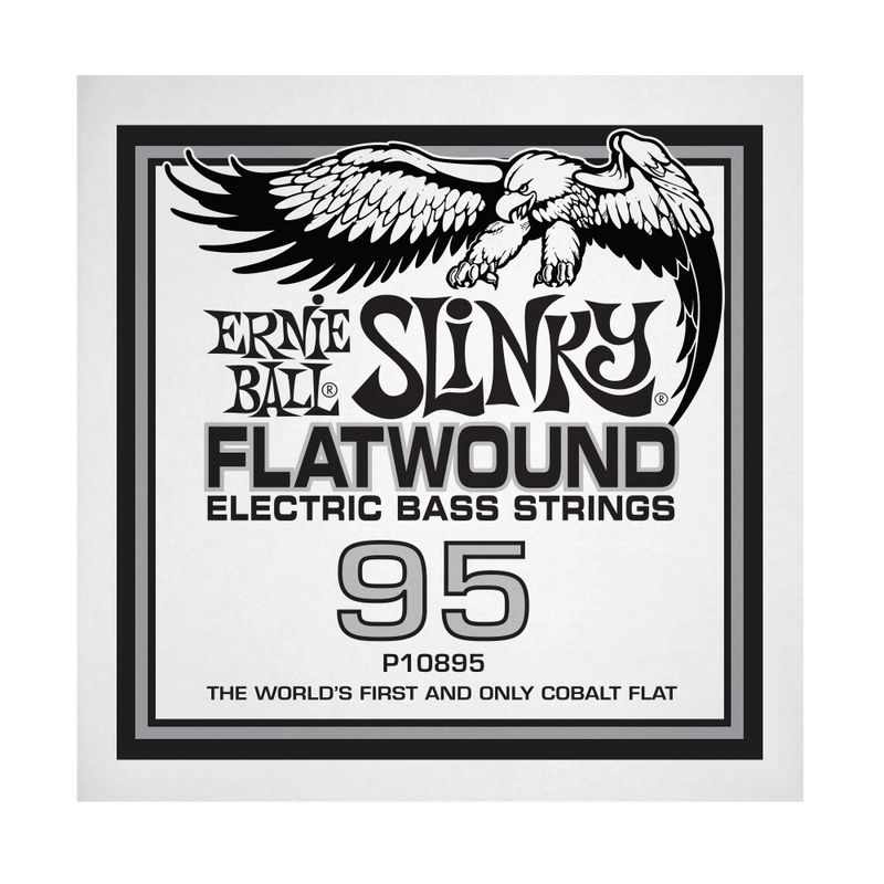 Ernie Ball 10895EB Slinky Flatwound Electric Bass String - .095