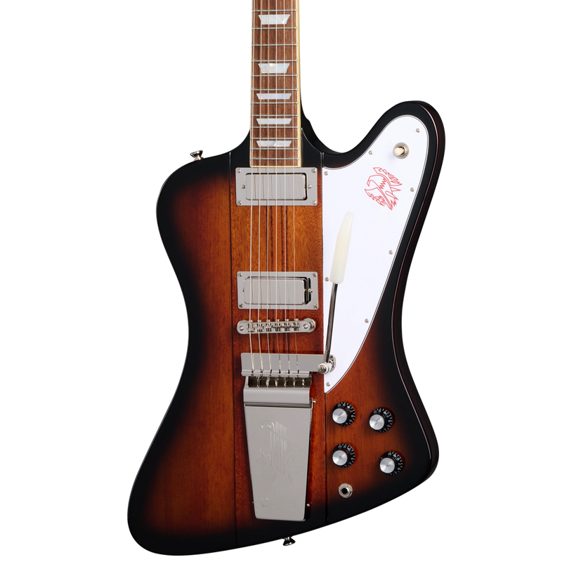 Epiphone EIGC63FB5VSNM 1963 Firebird V Electric Guitar (Vintage Sunburst)