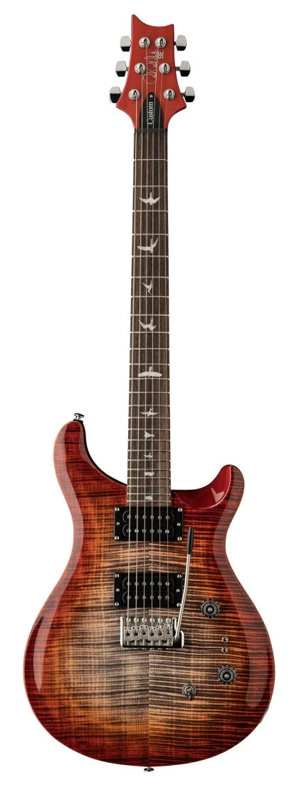 PRS SE CUSTOM 24-08 Electric Guitar (Charcoal Cherry Burst)