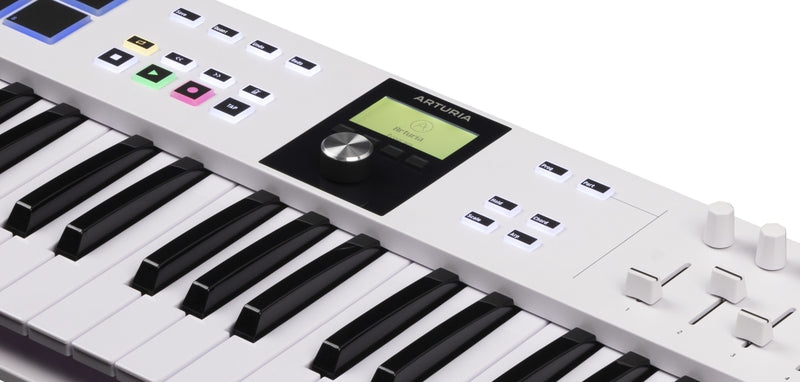 Arturia KEYLAB ESSENTIAL 61 MK3 Universal MIDI Controller 61-Key (White)