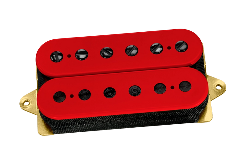 DiMarzio DP192 Air Zone Humbucker Bridge Pickup (Red With Black Poles)