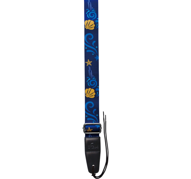 Leho LH-STR-TMSS STRAP UKULELE COLORFUR (rivage tropical de la mer de Midnight)