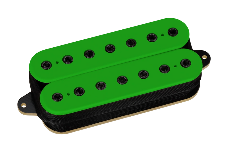 DiMarzio DP712 Super Distortion 7 String Pickup (Green With Black Poles)