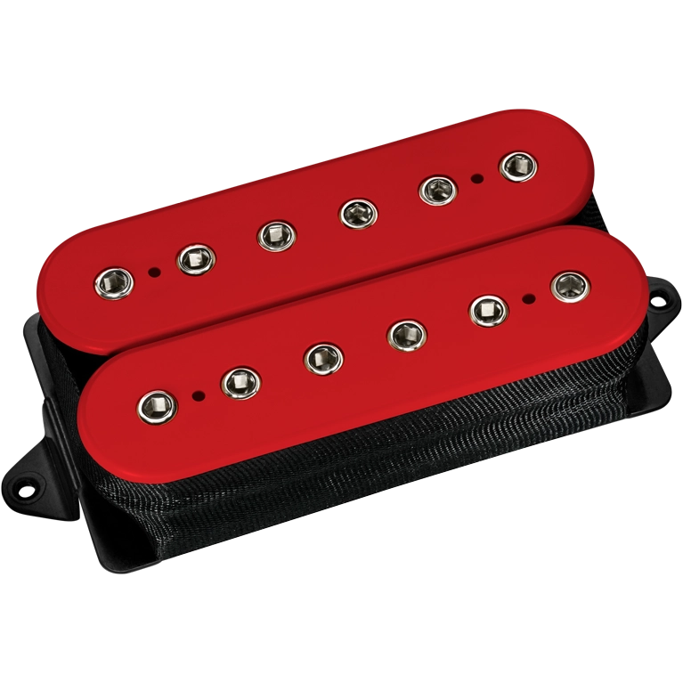 DiMarzio DP159F Evolution F-Spaced Bridge Pickup (Red With Nickel Poles)