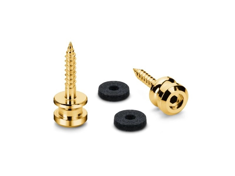 Schaller S-LOCK Medium Button Strap Locks (Gold)