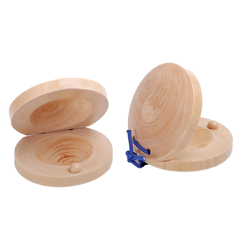 Granite Percussion GP-CASTWD Wooden Castanets - 2.5" (Set of 2)