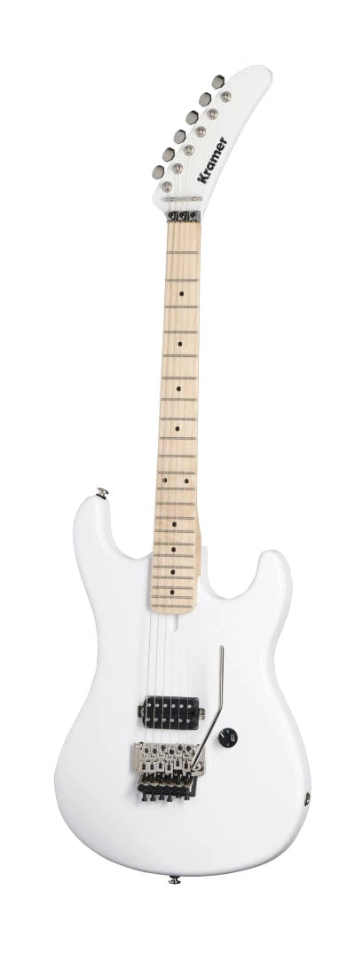 Kramer K84AANSCF The 84 Electric Guitar with Gigbag (Angel White Satin)