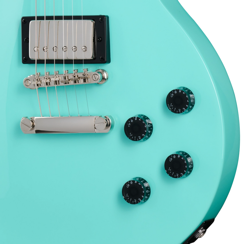 Epiphone E1LPOAQNH Les Paul Tribute E1 Electric Guitar (Aqua)