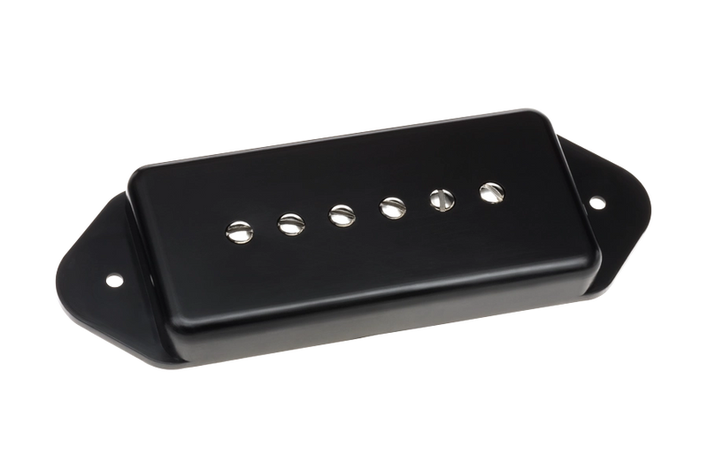 DiMarzio DP278 Fantom P90 Dog Ear Pickup (Black With Nickel Poles)