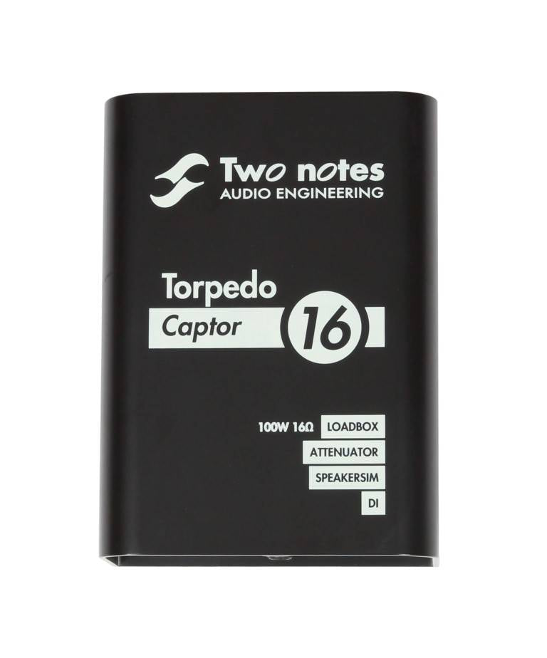 Two Notes TNCAPTOR16 Torpedo Captor Reactive Loadbox DI et atténuateur - 16 ohms